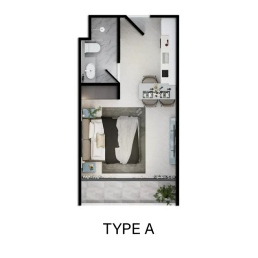 Sun Hills Layan, Studios - from 26 m² to 30 m²
