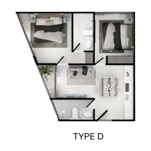 Sun Hills Layan, 2 bedroom apartments - from 45 m² to 70 m²